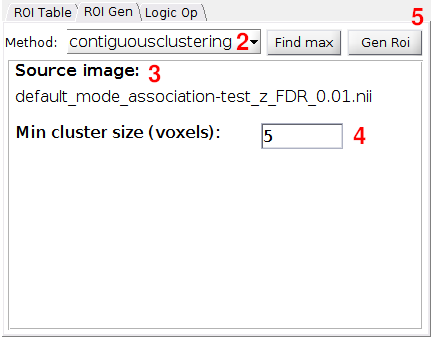 Selecting the source image