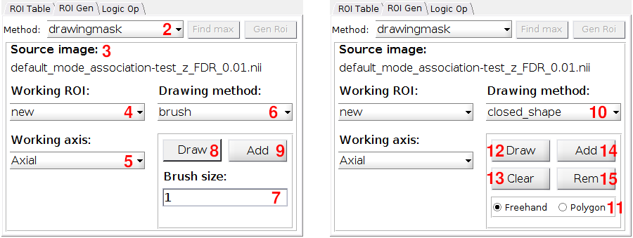 Selecting the source image