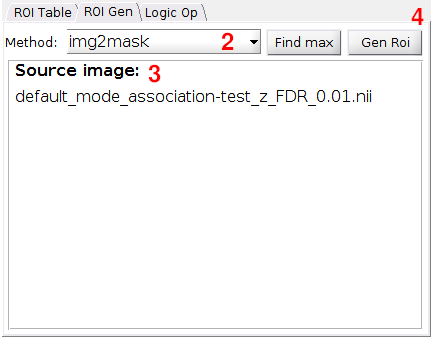 Selecting the source image