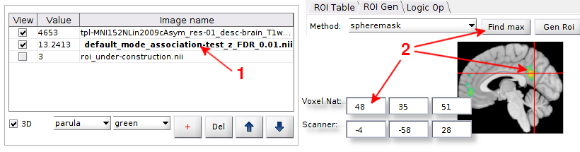 Selecting the source image